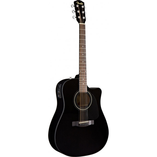Акустические гитары Fender Cd-60ce Dreadnought Black W/fishman® Miniq Preamp - 1