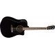 Fender Cd-60ce Dreadnought Black W/fishman&reg; Miniq Preamp
