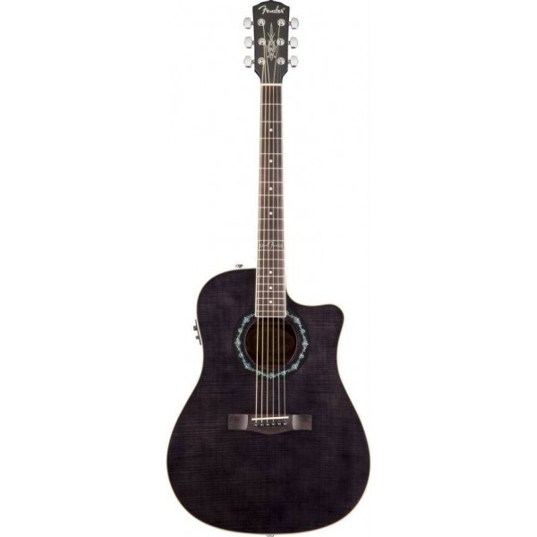 Акустические гитары Fender T-bucket 300ce Transparent Black - 1