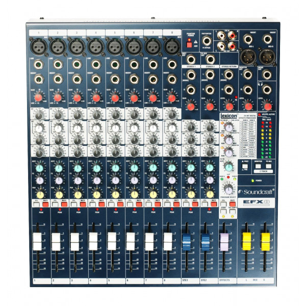 Микшерные пульты с процессором эффектов Soundcraft EFX8 - 1