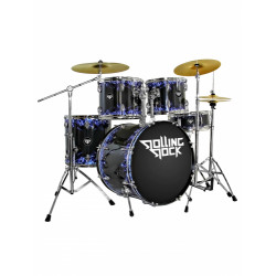 Барабанная установка Rolling Rock JR-2232C Black Smoke
